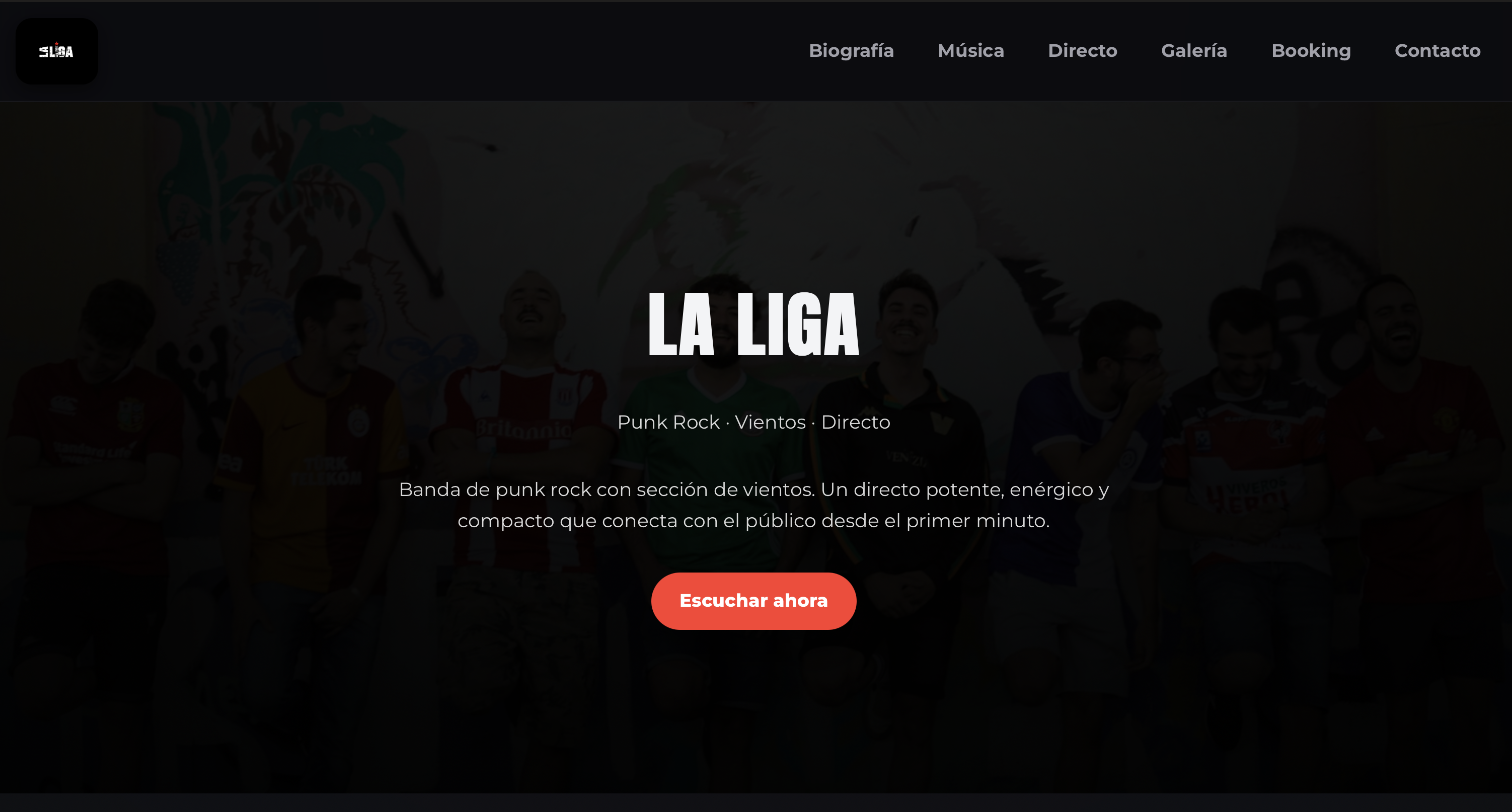 Pantalla inicio La Liga