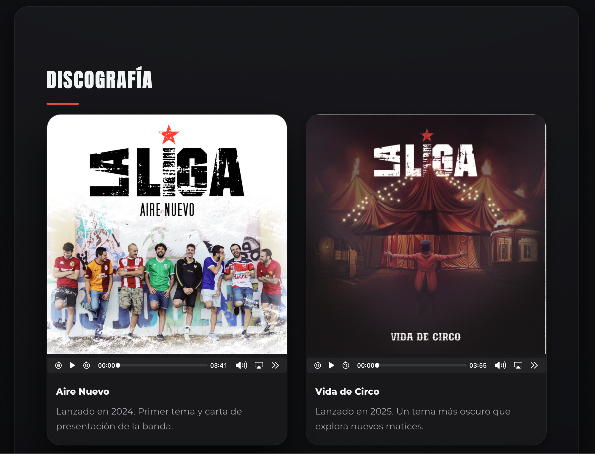 Sección Música La Liga